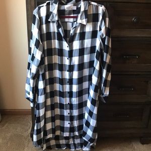 BNWT Hi Lo Plaid Dress